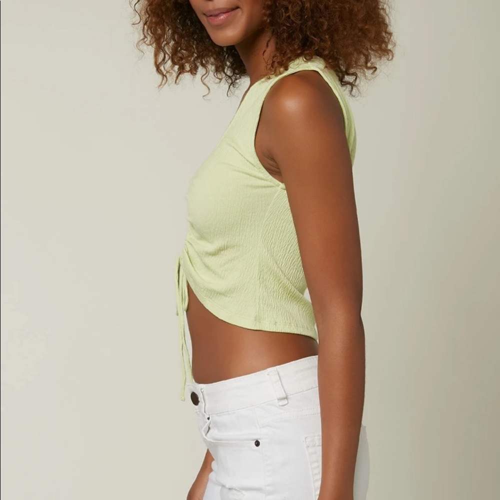 O’Neill Barkley Knit Tie Mint Tank Top - Picture 3 of 9